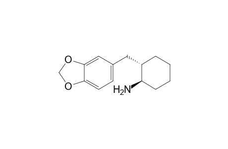 trans-2-(3,4-methylenedioxybenzyl)cyclohexylamine