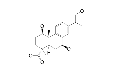 1-BETA,7-BETA,16-TRIHYDROXY-DHA;1-BETA,7-BETA,16-TRIHYDROXYDEHYDROABIETIC_ACID