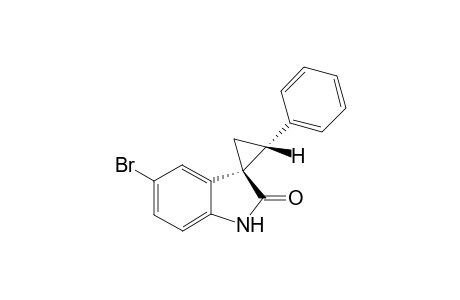 (1S,2R)-5'-bromo-2-phenylspiro[cyclopropane-1,3'-indolin]-2'-one