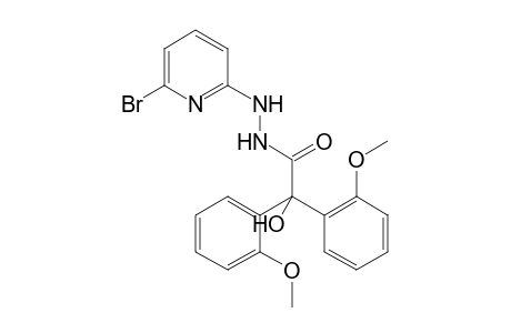 Hydroxy-bis-(2-methoxy-phenyl)-acetic acid N'-(6-bromo-pyridin-2-yl)-hydrazide