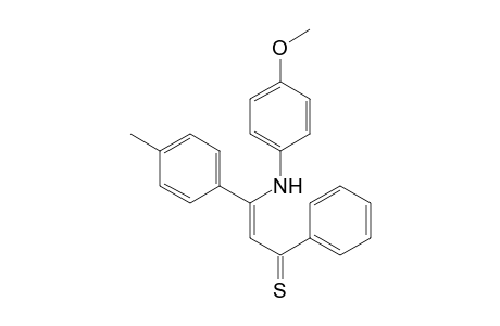 2-Propene-1-thione, 3-[(4-methoxyphenyl)amino]-3-(4-methylphenyl)-1-phenyl-