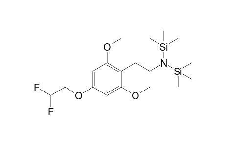 2,6-Dimethoxy-4-(2,2-difluoroethoxy)phenethylamine 2TMS