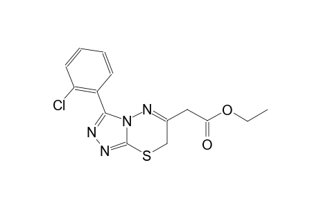 7H-[1,2,4]triazolo[3,4-b][1,3,4]thiadiazine-6-acetic acid, 3-(2-chlorophenyl)-, ethyl ester