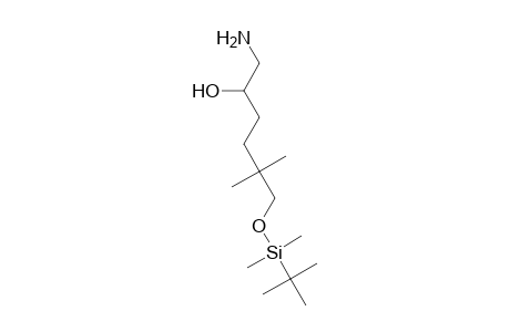 6-Amino-1-[tert-butyl(dimethyl)silyloxy]-5-hydroxy-2,2-dimethylhexane