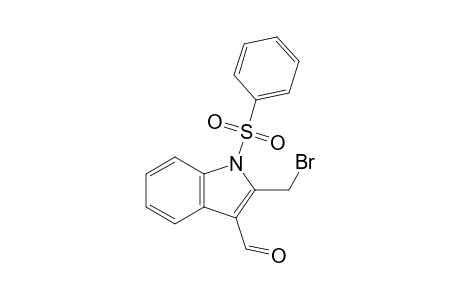1-phenylsulfonyl-2-bromomethyl-1H-indol-3-carboxaldehyde