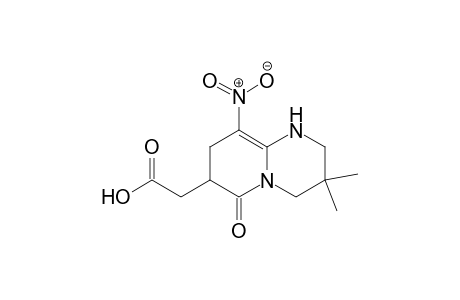 2-(1,3,4,6,7,8-Hexahydro-3,3-dimethyl-9-nitro-6-oxo-2H-pyrido[1,2-a]pyrimidin-7-yl)acetic Acid