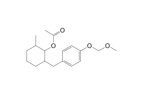2-c-[4'-(Methoxymethoxy)benzyl]-6-c-methylcyclohexyl acetate
