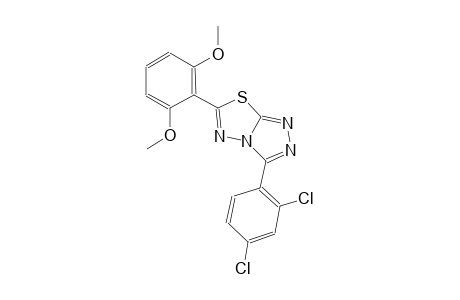 3-(2,4-dichlorophenyl)-6-(2,6-dimethoxyphenyl)[1,2,4]triazolo[3,4-b][1,3,4]thiadiazole