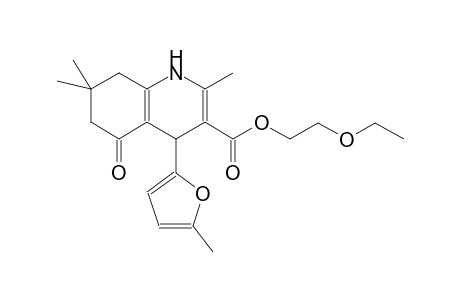 3-quinolinecarboxylic acid, 1,4,5,6,7,8-hexahydro-2,7,7-trimethyl-4-(5-methyl-2-furanyl)-5-oxo-, 2-ethoxyethyl ester