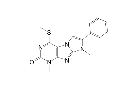 1,8-Dimethyl-5-(methylthio)-2-benzo[1,2-f]purin-7-one