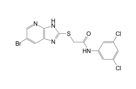 2-[(6-bromo-3H-imidazo[4,5-b]pyridin-2-yl)sulfanyl]-N-(3,5-dichlorophenyl)acetamide