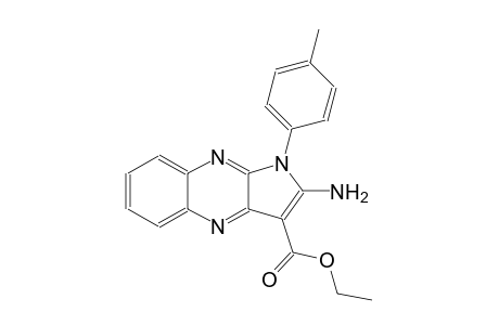 1H-pyrrolo[2,3-b]quinoxaline-3-carboxylic acid, 2-amino-1-(4-methylphenyl)-, ethyl ester