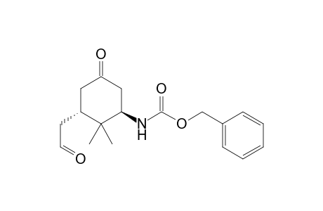 3.beta.-[(Benzyloxycarbonyl)amino]-4,4-dimethyl-5.alpha.-(2'-oxoetyl)cyclohexan-1-one