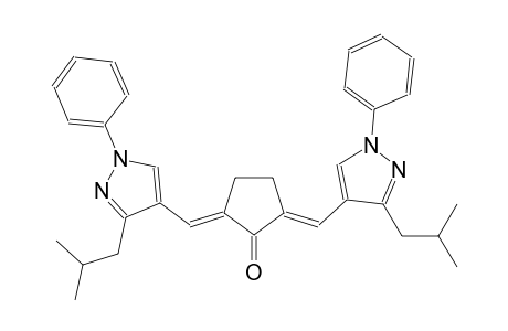 (2E,5E)-2,5-bis[(3-isobutyl-1-phenyl-1H-pyrazol-4-yl)methylene]cyclopentanone