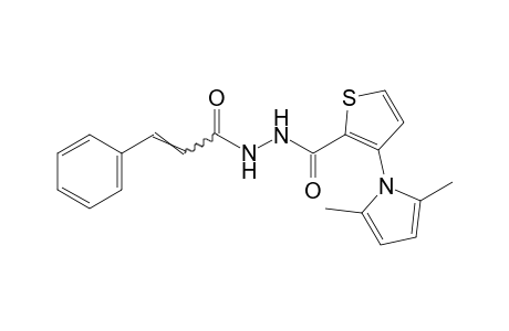 1-cinnamoyl-2-[3-(2,5-dimethylpyrrol-1-yl)-2-thenoyl]hydrazine