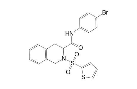 N-(4-bromophenyl)-2-(2-thienylsulfonyl)-1,2,3,4-tetrahydro-3-isoquinolinecarboxamide