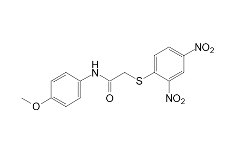 2-[(2,4-dinitrophenyl)thio]-p-acetanisidide