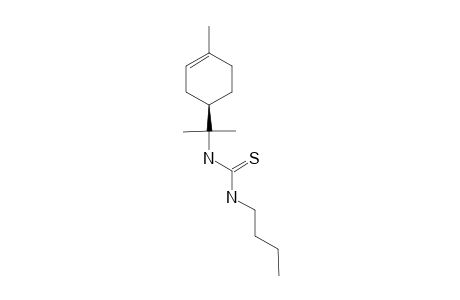 N-[1-(4R)-(4-ISOPROPYL-1-METHYL-CYCLOHEXENYL)]-N'-[2-(BUTYL)]-THIOUREA