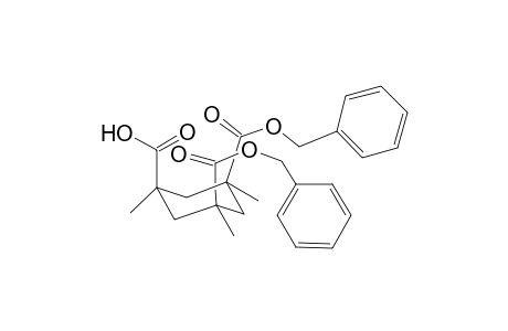 cis,cis-1,3,5-Trimethyl-3,5-bis(benzyloxycarbonyl)cyclohexane-1-carboxylic acid