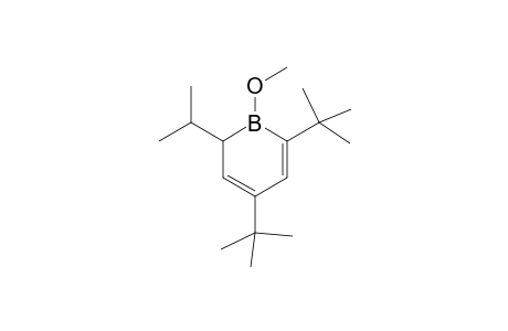2,4-Di(t-butyl)-1-bora-6-isopropyl-1-methoxy-2,4-cyclohexadiene