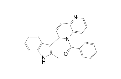 1-Benzoyl-2-(2-methyl-3-indolyl)-1,2-dihydro-1,5-naphthyridine