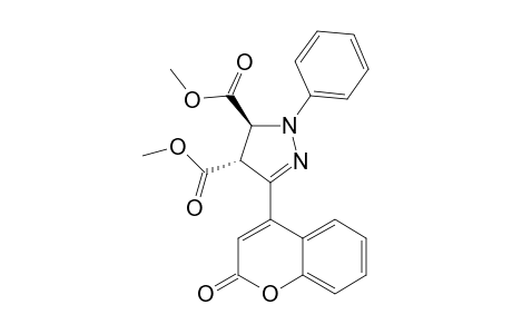 (3S,4R)-5-(2-ketochromen-4-yl)-2-phenyl-2-pyrazoline-3,4-dicarboxylic acid dimethyl ester