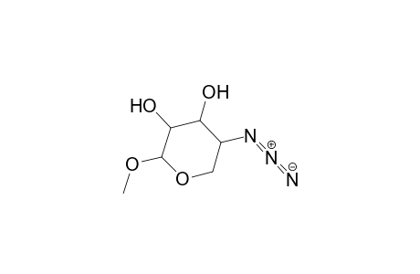 Xylopyranoside, methyl 4-azido-4-deoxy-, .beta.-L-