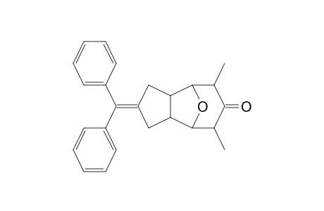 11-Oxatricyclo[5.3.0.1(2,6)]undecan-4-one, 3-endo-5-endo-dimethyl-9-diphenylmethylene-
