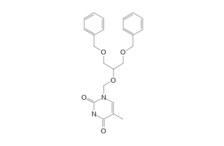 1-[[2-(benzyloxy)-1-(benzyloxymethyl)ethoxy]methyl]-5-methyl-pyrimidine-2,4-quinone