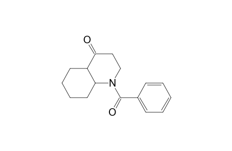 4(1H)-Quinolinone, 1-benzoyloctahydro-