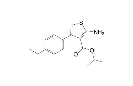 isopropyl 2-amino-4-(4-ethylphenyl)-3-thiophenecarboxylate