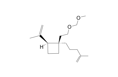 (1R,2S)-2-Isopropenyl-1-(2-methoxymethoxy-ethyl)-1-((E)-4-methyl-pent-1-enyl)-cyclobutane