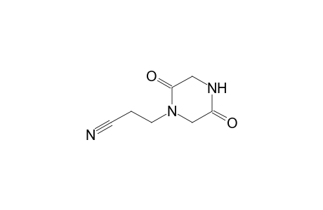 3-(2,5-Diketopiperazino)propionitrile