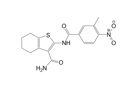 2-[(3-methyl-4-nitrobenzoyl)amino]-4,5,6,7-tetrahydro-1-benzothiophene-3-carboxamide