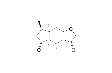 2H-Indeno[5,6-b]furan-3,5-dione, 4,4a,6,7,7a,8-hexahydro-4,4a,7,7a-tetramethyl-, (4.alpha.,4a.alpha.,7.beta.,7a.alpha.)-