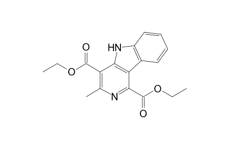 5H-Pyrido[4,3-b]indole-1,4-dicarboxylic acid, 3-methyl-, diethyl ester