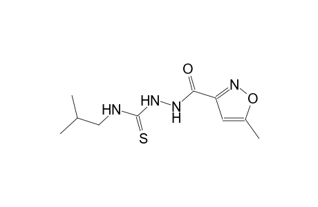 N-isobutyl-2-[(5-methyl-3-isoxazolyl)carbonyl]hydrazinecarbothioamide