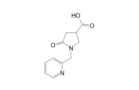 3-Pyrrolidinecarboxylic acid, 5-oxo-1-(2-pyridinylmethyl)-