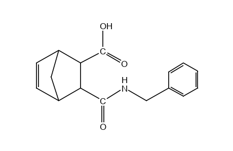3-(benzylcarbamoyl)-5-norbornene-2-carboxylic acid