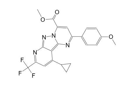 pyrido[2',3':3,4]pyrazolo[1,5-a]pyrimidine-4-carboxylic acid, 10-cyclopropyl-2-(4-methoxyphenyl)-8-(trifluoromethyl)-, methyl ester