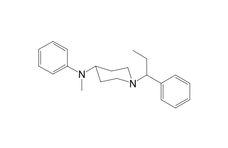 N-Methyl-N-phenyl-1-(1-phenylpropan-1-yl)piperidin-4-amine