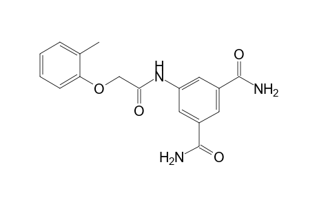 5-[2-(2-methylphenoxy)ethanoylamino]benzene-1,3-dicarboxamide