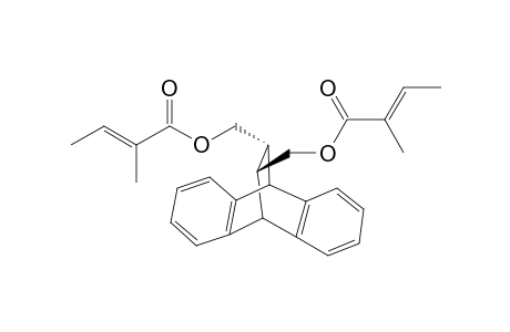 (11R,12R)-9,10-dihydro-9,10-ethano anthracene-11,12-dimethyl bis((E)-2-methyl-2-butenoate)