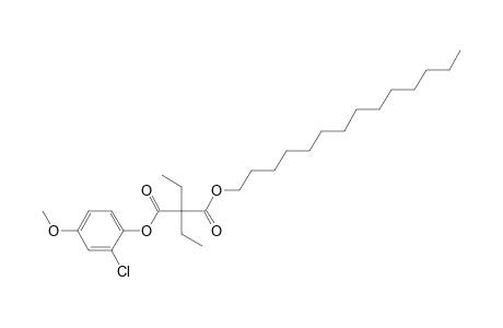 Diethylmalonic acid, 2-chloro-4-methoxyphenyl tetradecyl ester