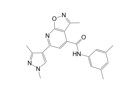 isoxazolo[5,4-b]pyridine-4-carboxamide, N-(3,5-dimethylphenyl)-6-(1,3-dimethyl-1H-pyrazol-4-yl)-3-methyl-