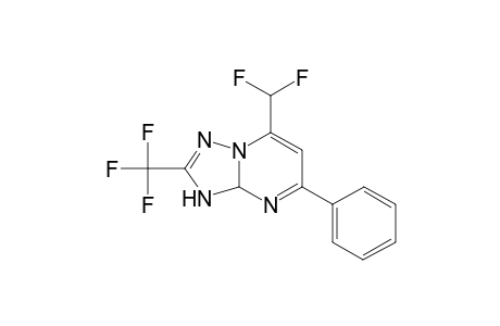 1,2,4-Triazolo[2,3-a]pyrimidine, 1,8a-dihydro-5-difluoromethyl-2-trifluoromethyl-7-phenyl-