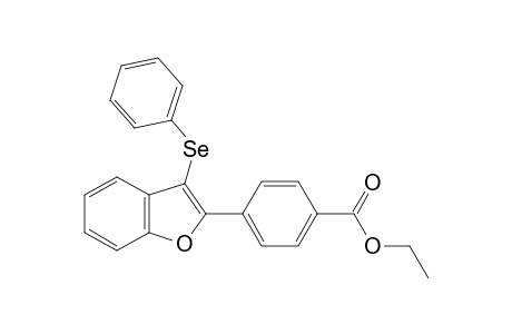 Ethyl 4-[3-(phenylselanyl)benzo[b]furan-2-yl]benzoate