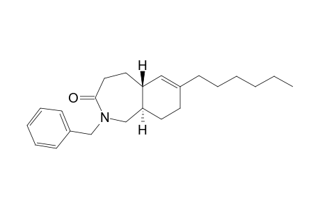 trans-4-N-Benzyl-6-hexyloctahydrobenzo[c]azepin-3-one