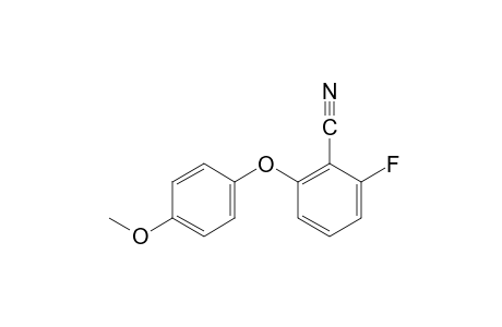 2-fluoro-6-(p-methoxyphenoxy)benzonitrile