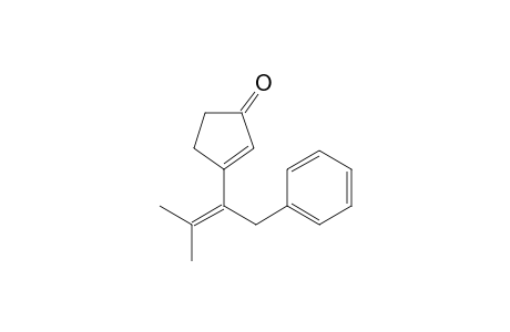 3-(1-benzyl-2-methyl-prop-1-enyl)cyclopent-2-en-1-one